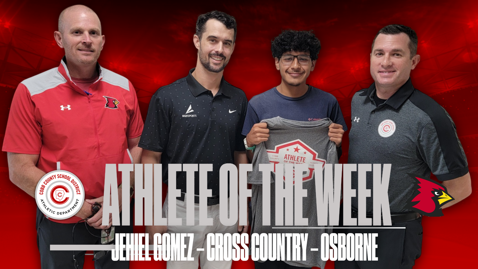Athlete of the Week Jehiel Gomez